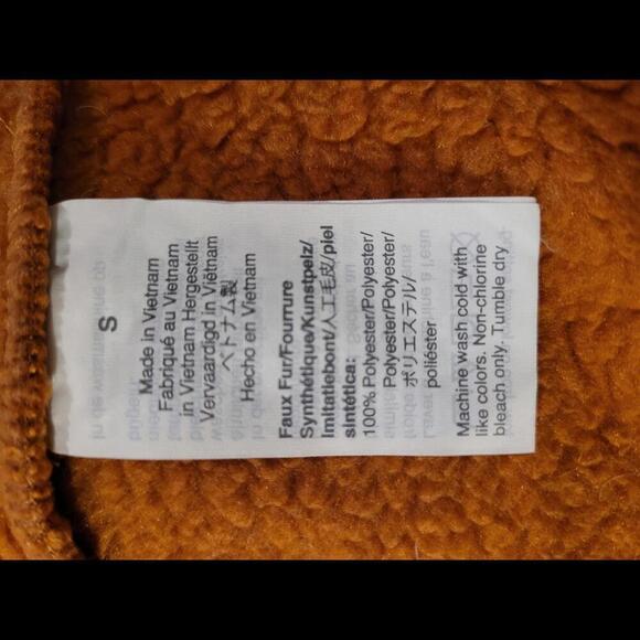 J Crew Small Brown fleece sherpa pullover - Picture 4 of 4